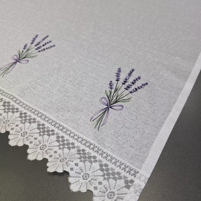 zazdrostka do kuchni LAWENDA - elegancka zazdrostka do kuchni - z obszyciem boków
